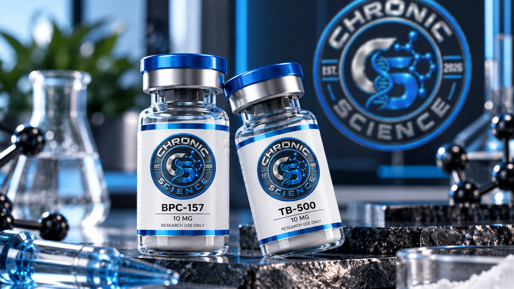Chronic Science research peptide vials